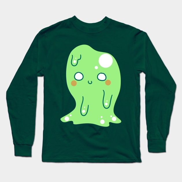 Green Slime Long Sleeve T-Shirt by saradaboru